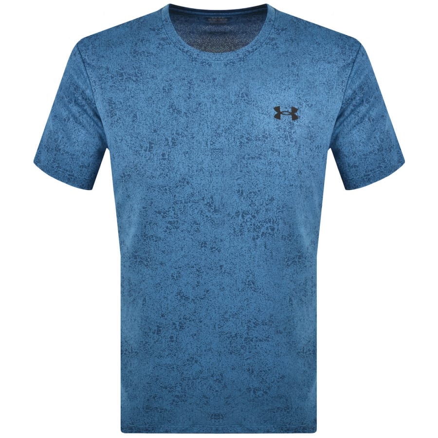 Image number 1 for Under Armour Tech Pixelate T Shirt Aegean Blue