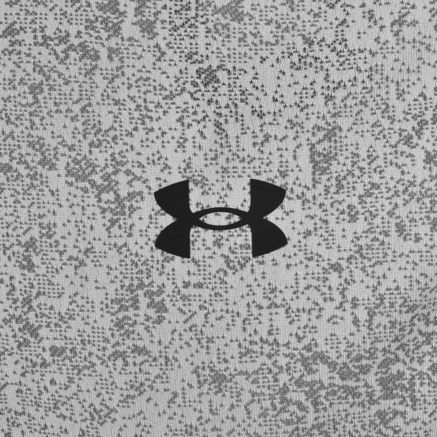Image number 3 for Under Armour Tech Pixelate T Shirt Mod Grey