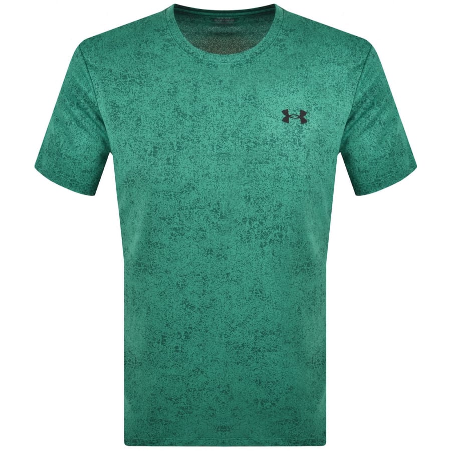 Image number 1 for Under Armour Tech Pixelate T Shirt Green