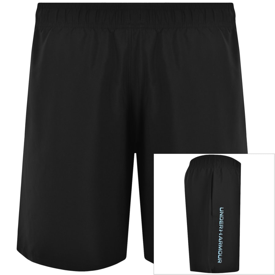 Image number 1 for Under Armour Tech Wordmark Shorts Black
