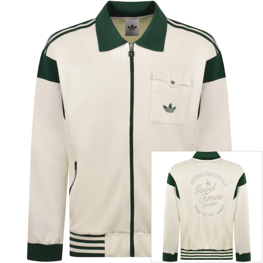 Image number 1 for adidas Originals Track Top White