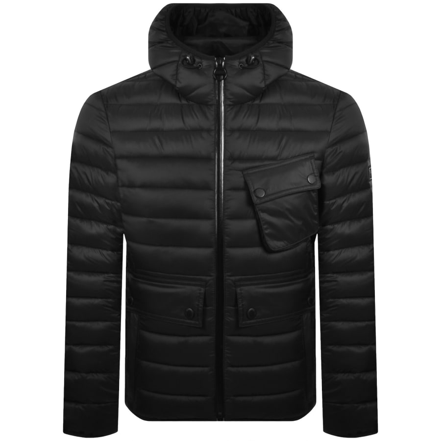 Image number 2 for Barbour International Ouston Puffer Jacket Black