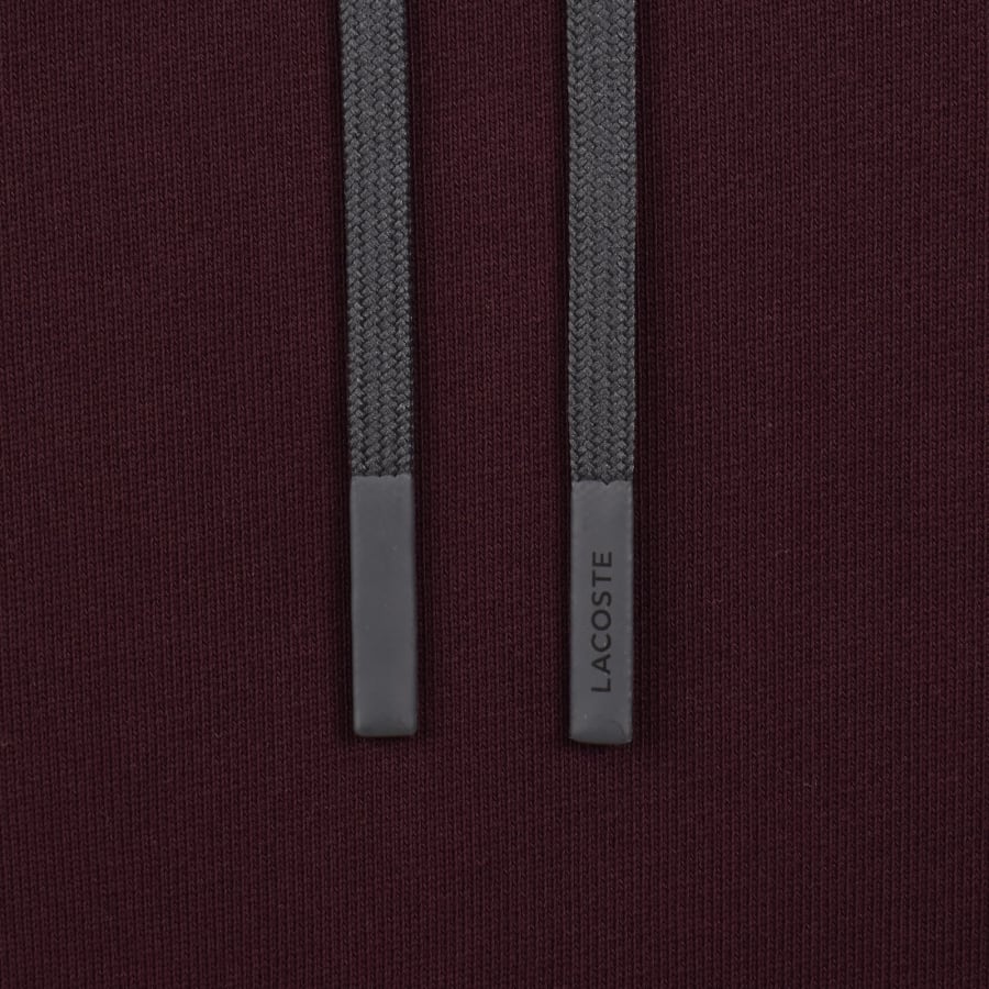 Image number 4 for Lacoste Colour Block Hoodie Grey
