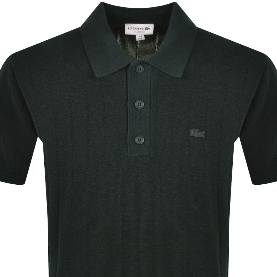 Image number 2 for Lacoste Knit Polo Shirt Green
