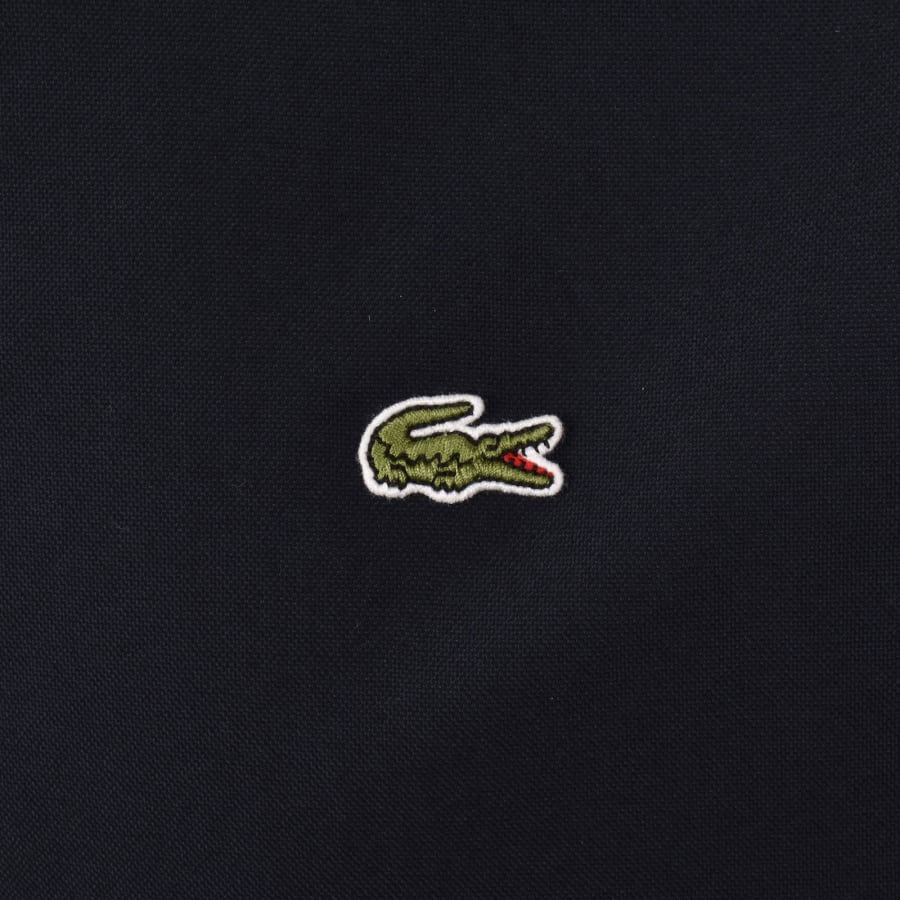 Image number 3 for Lacoste Woven Long Sleeved Shirt Navy