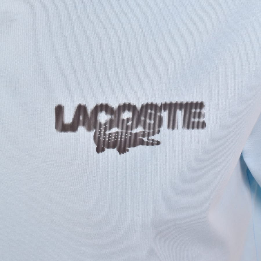 Image number 5 for Lacoste Tennis Print T Shirt Blue