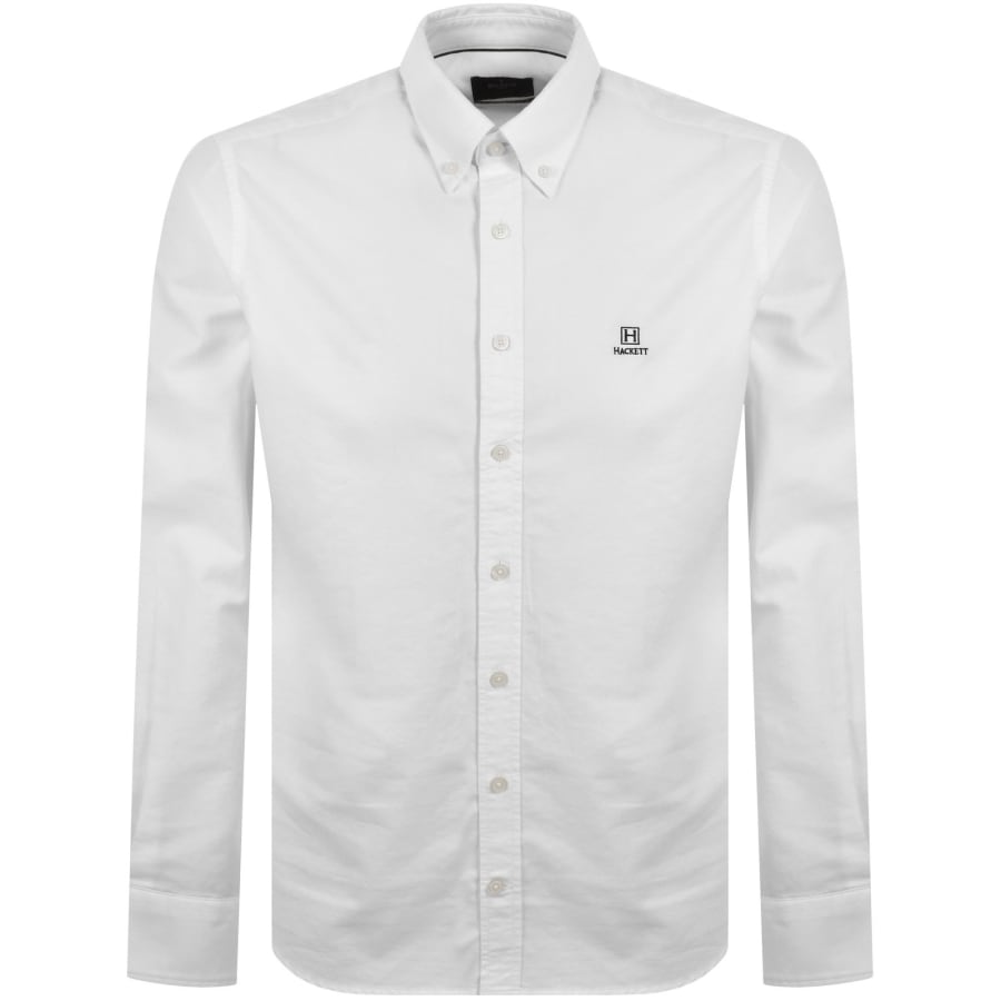 Image number 1 for Hackett Heritage Oxford Shirt White