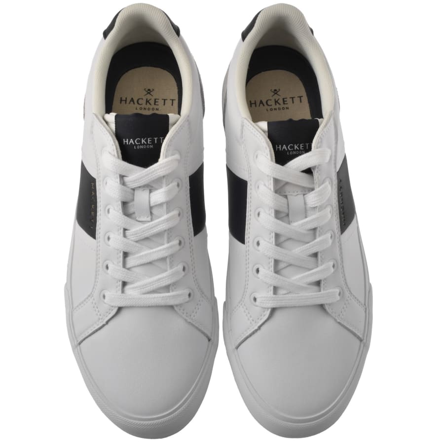 Image number 3 for Hackett Blake Handle Trainers White