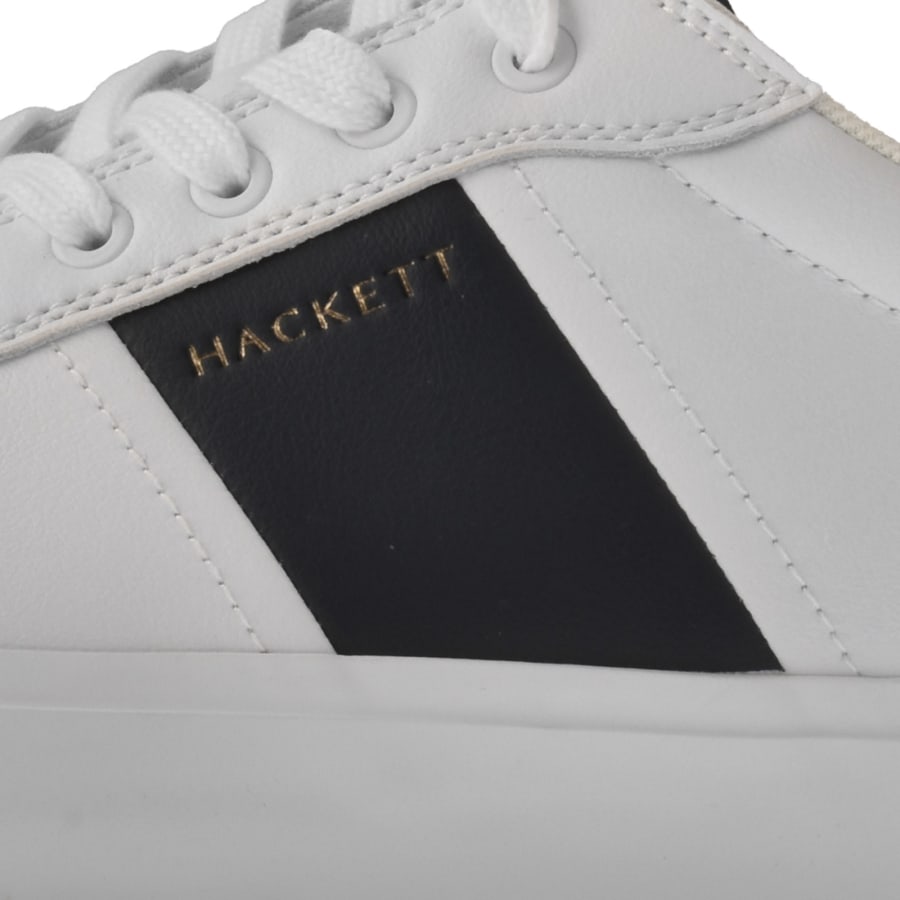 Image number 4 for Hackett Blake Handle Trainers White