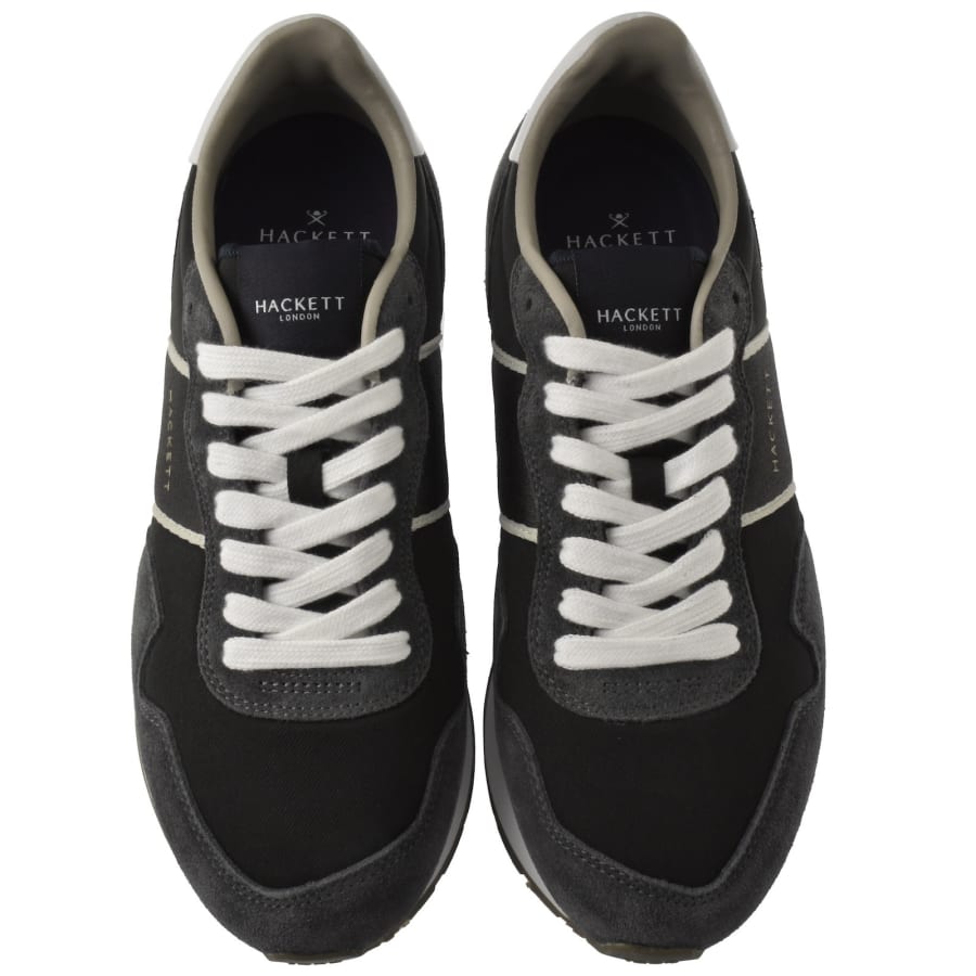 Image number 3 for Hackett Keston Symbol Trainers Grey