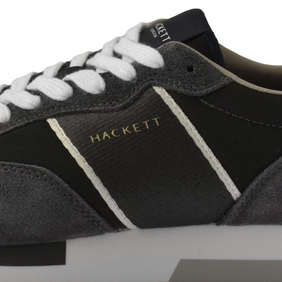 Image number 4 for Hackett Keston Symbol Trainers Grey