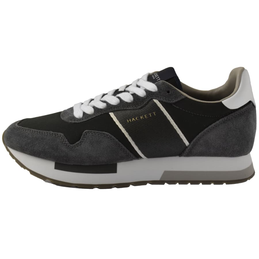 Image number 1 for Hackett Keston Symbol Trainers Grey
