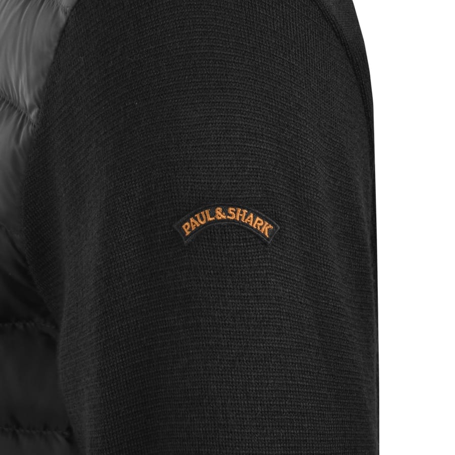 Image number 4 for Paul And Shark Tech Wool Hybrid Jacket Black