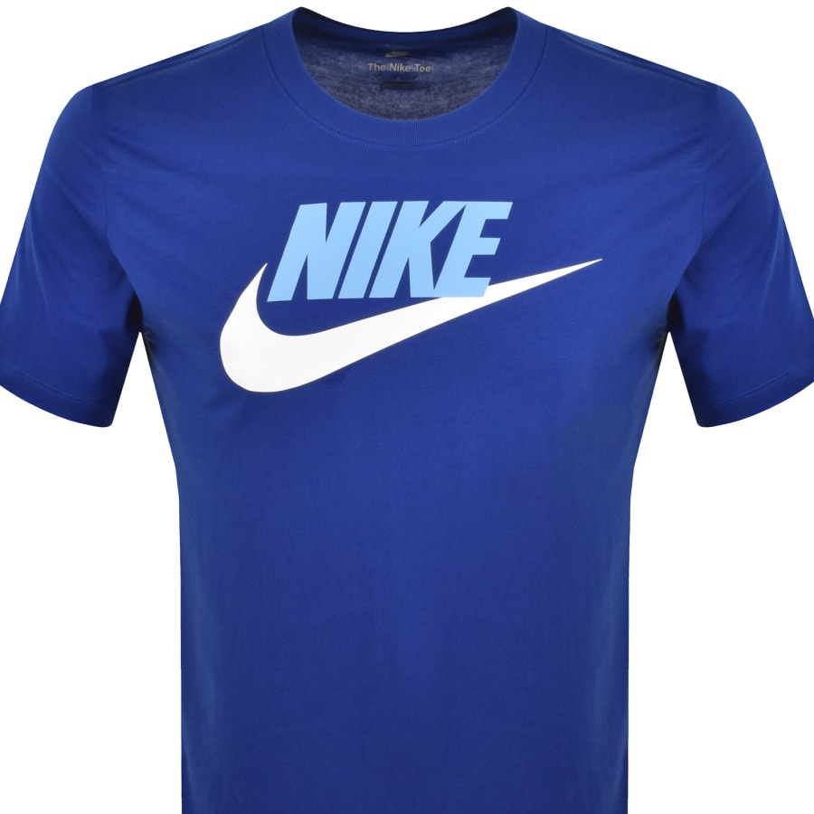 Image number 2 for Nike Futura Icon T Shirt Blue
