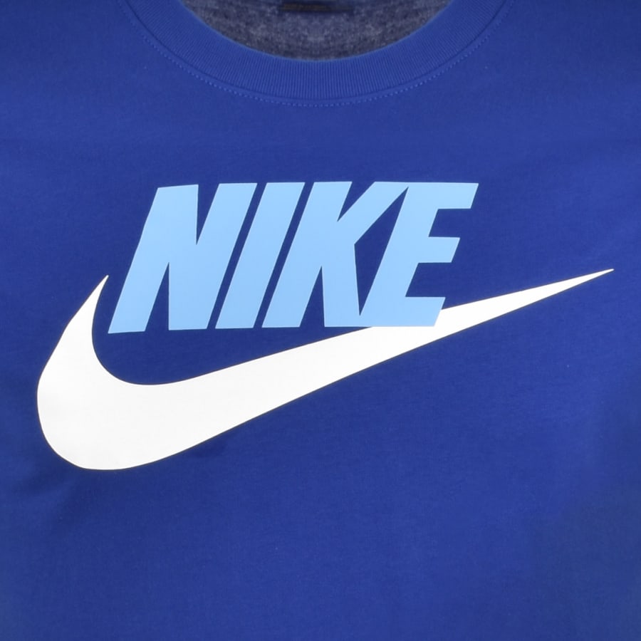 Image number 3 for Nike Futura Icon T Shirt Blue
