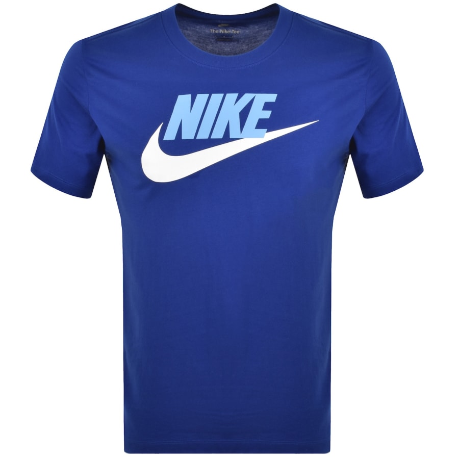 Image number 1 for Nike Futura Icon T Shirt Blue