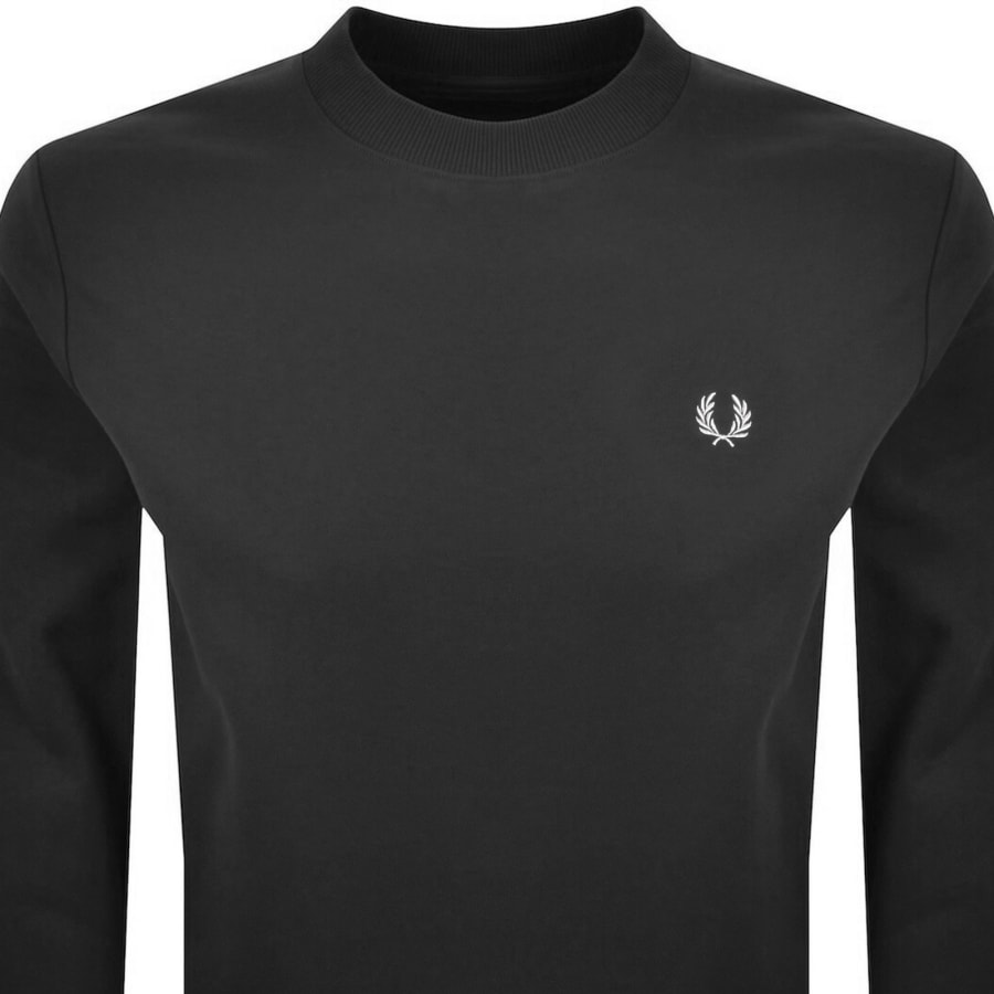 Image number 2 for Fred Perry Crew Neck Sweatshirt Anchor Grey