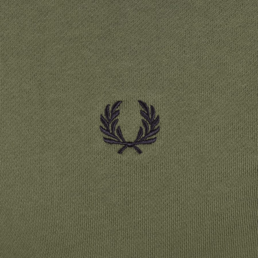 Image number 3 for Fred Perry Crew Neck Sweatshirt Green
