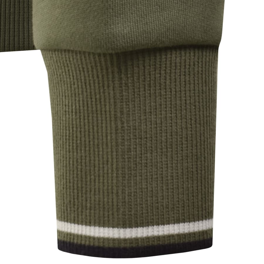 Image number 4 for Fred Perry Crew Neck Sweatshirt Green