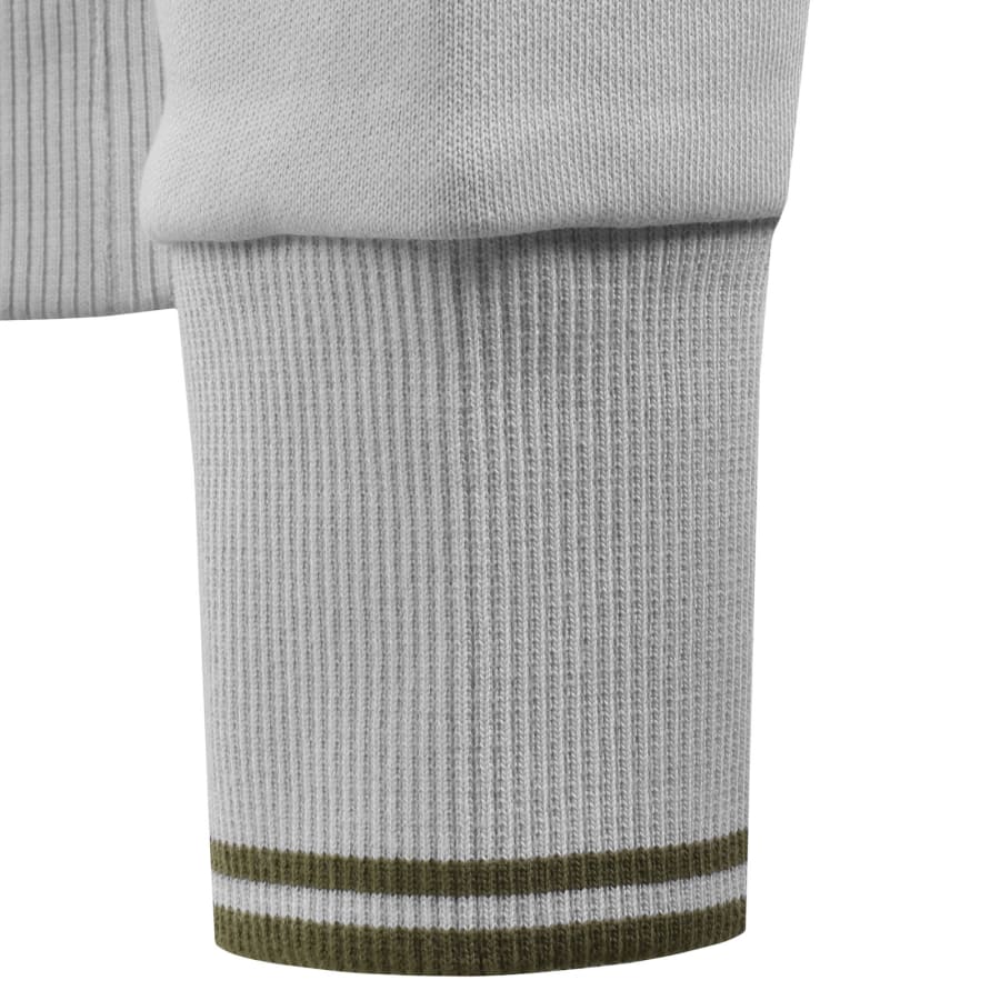 Image number 4 for Fred Perry Crew Neck Sweatshirt Slate Grey