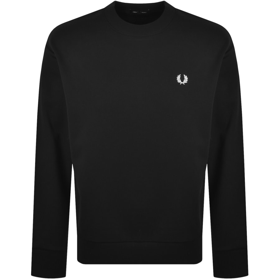 Image number 2 for Fred Perry Digital Print Sweatshirt Black