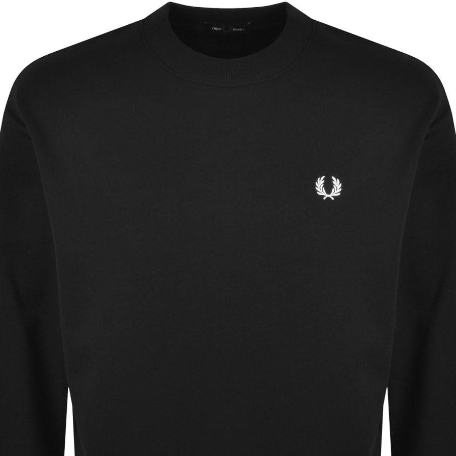 Image number 3 for Fred Perry Digital Print Sweatshirt Black