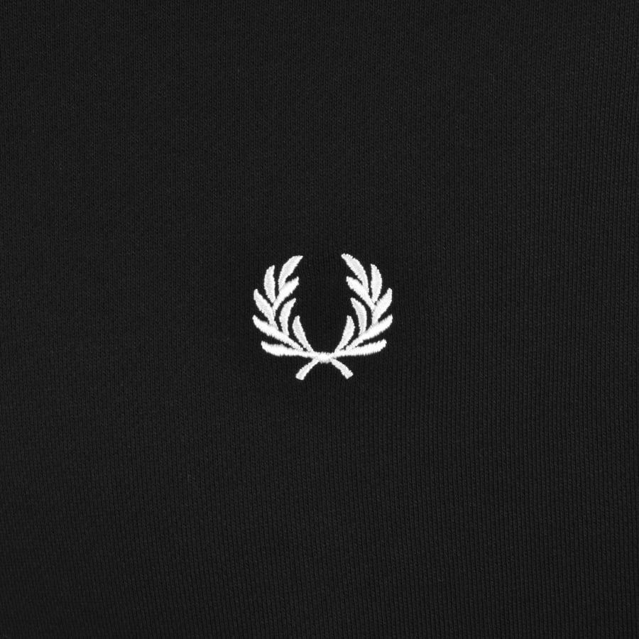 Image number 4 for Fred Perry Digital Print Sweatshirt Black