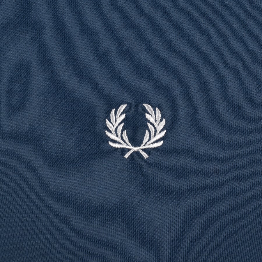Image number 3 for Fred Perry Half Zip Sweatshirt Midnight Blue