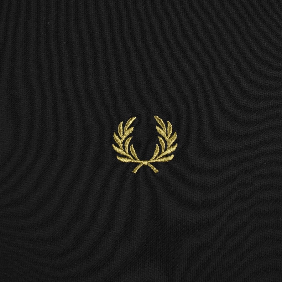 Image number 3 for Fred Perry Collared Sweatshirt Black