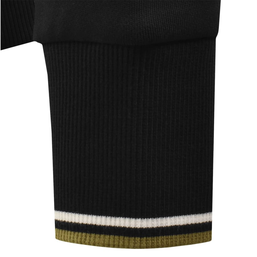 Image number 5 for Fred Perry Collared Sweatshirt Black