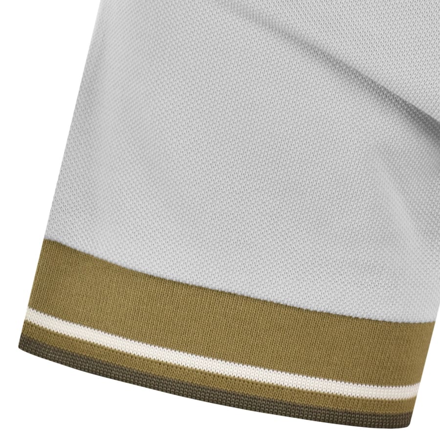 Image number 4 for Fred Perry Twin Tipped Cuff T Shirt Slate Grey