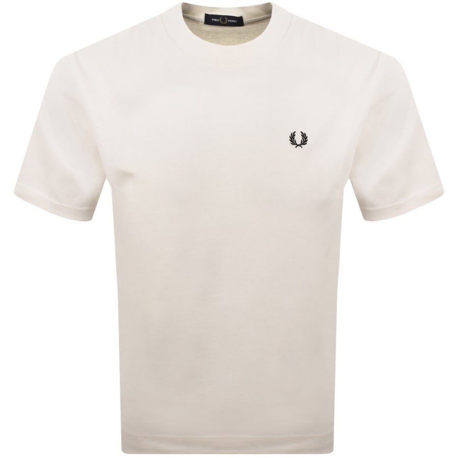 Image number 2 for Fred Perry Digital Print T Shirt Snow White