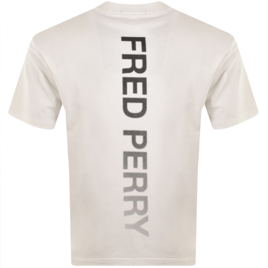 Image number 5 for Fred Perry Digital Print T Shirt Snow White