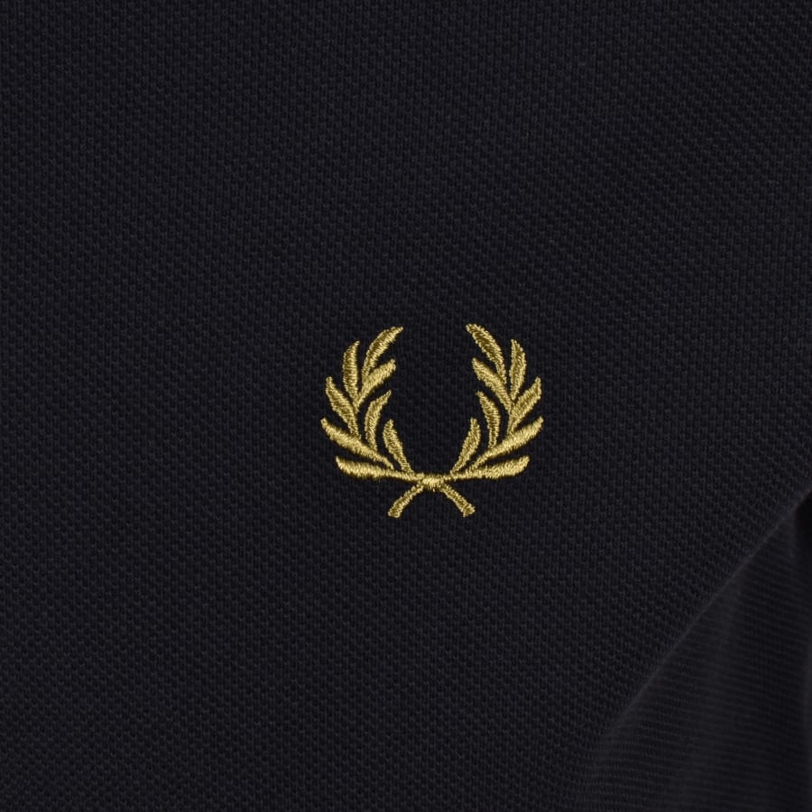 Image number 3 for Fred Perry Twin Tipped Polo T Shirt Navy