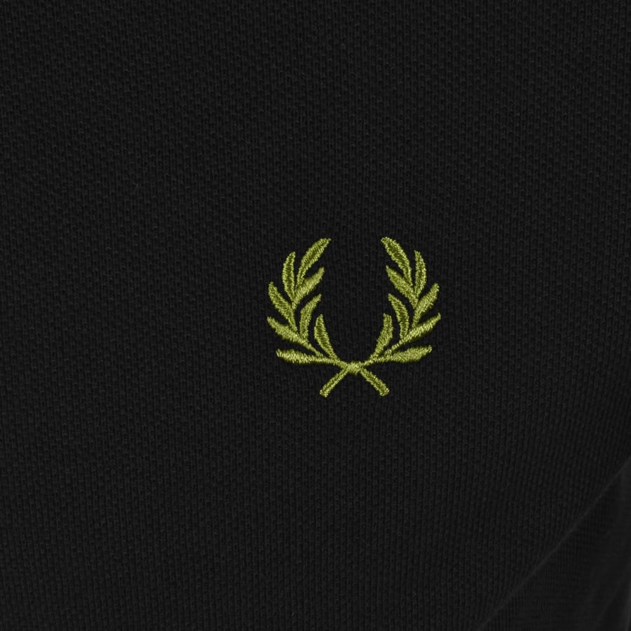 Image number 3 for Fred Perry Twin Tipped Polo T Shirt Black