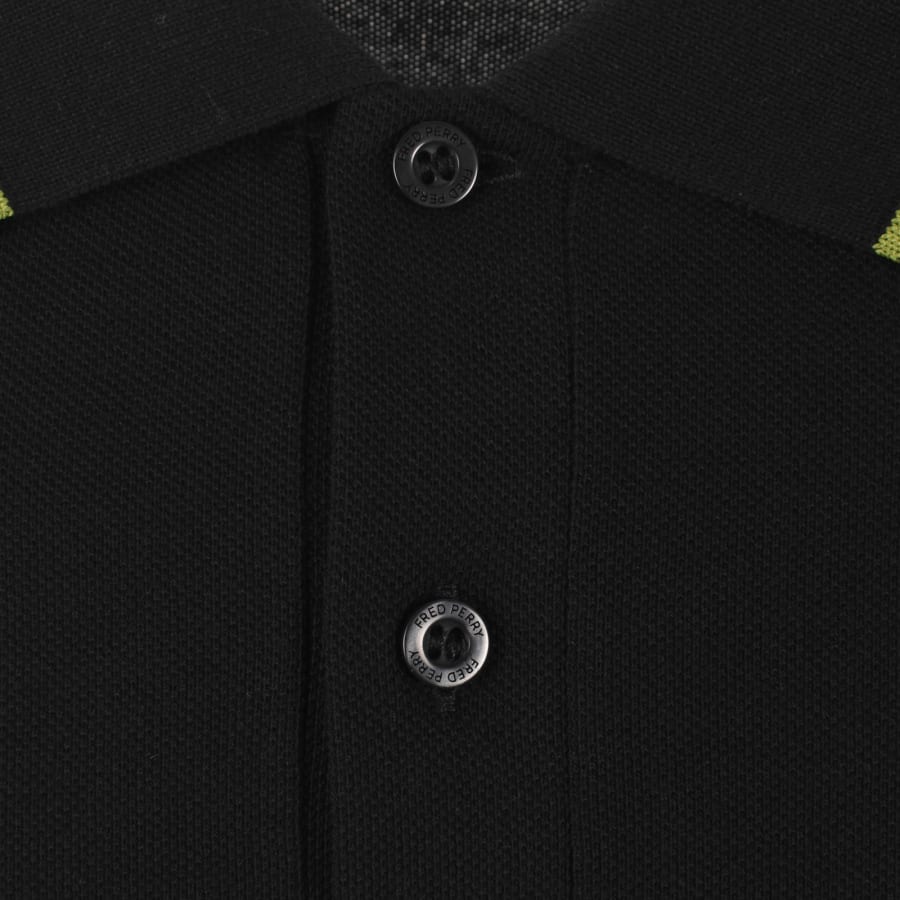 Image number 4 for Fred Perry Twin Tipped Polo T Shirt Black