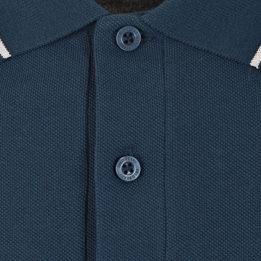 Image number 4 for Fred Perry Twin Tipped Polo T Shirt Mod Blue