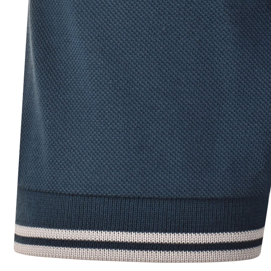 Image number 5 for Fred Perry Twin Tipped Polo T Shirt Mod Blue