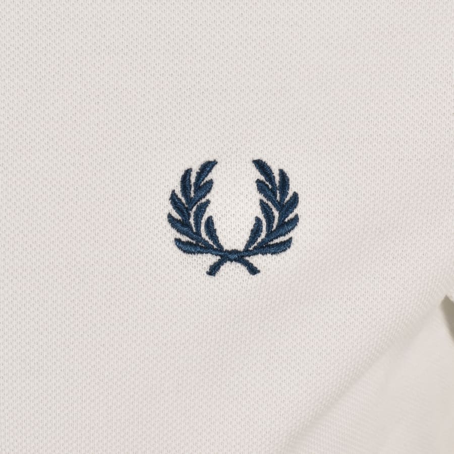 Image number 3 for Fred Perry Twin Tipped Polo T Shirt White