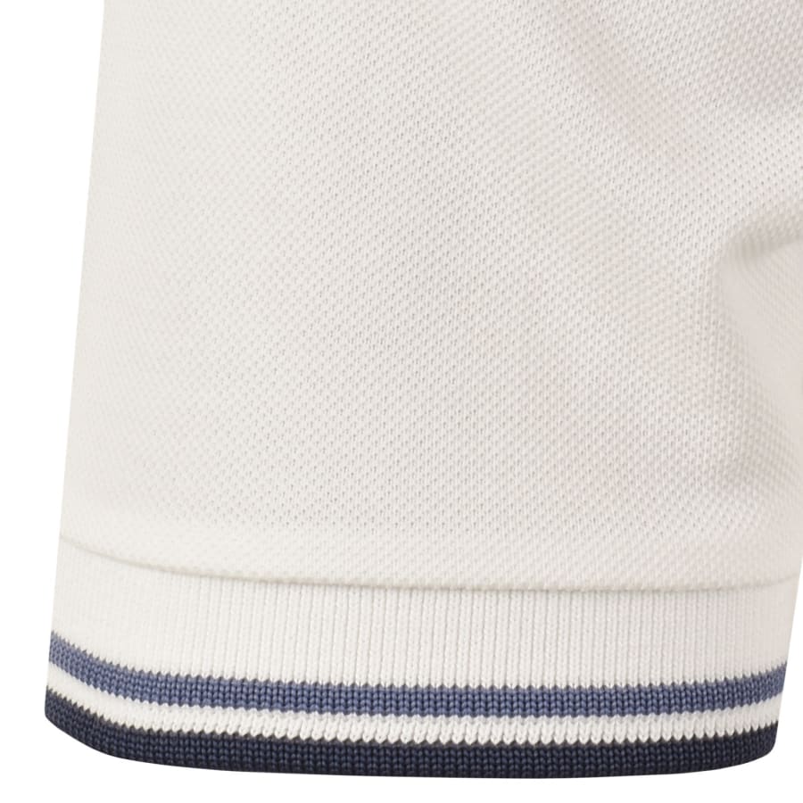 Image number 5 for Fred Perry Twin Tipped Polo T Shirt White