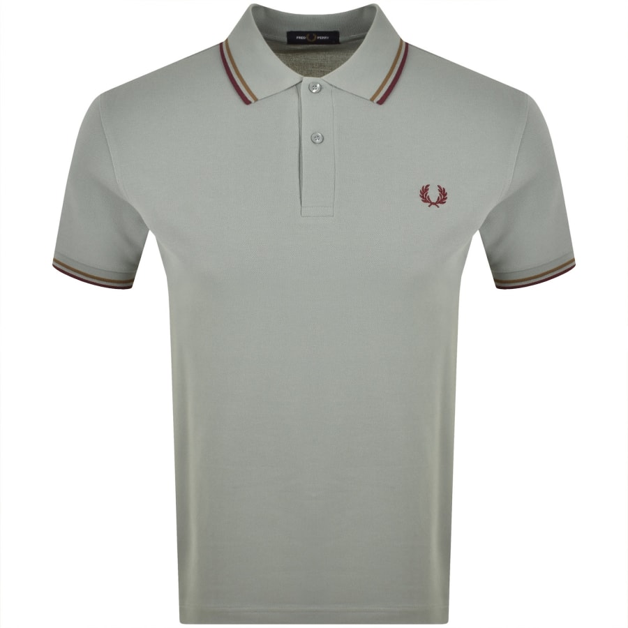 Image number 1 for Fred Perry Twin Tipped Polo T Shirt Blue