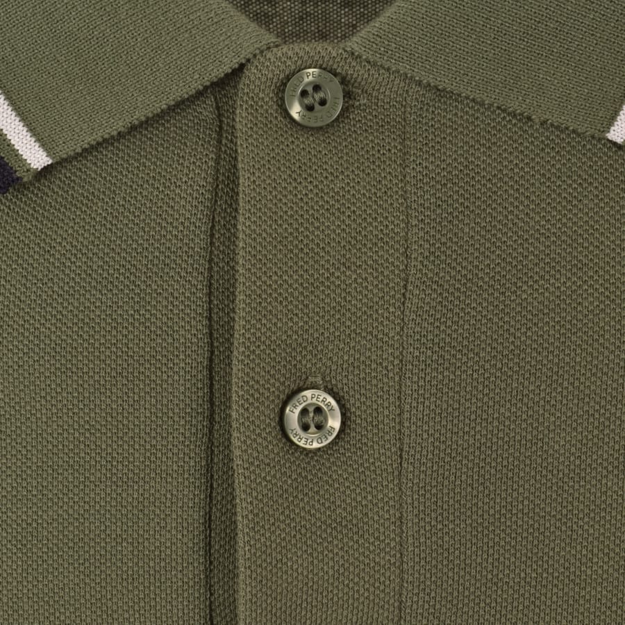 Image number 4 for Fred Perry Twin Tipped Polo T Shirt Green