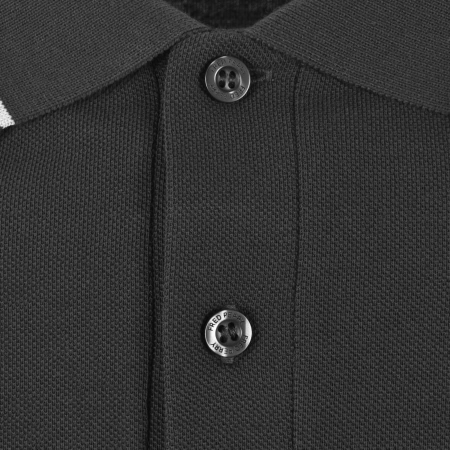 Image number 4 for Fred Perry Twin Tipped Polo T Shirt Grey