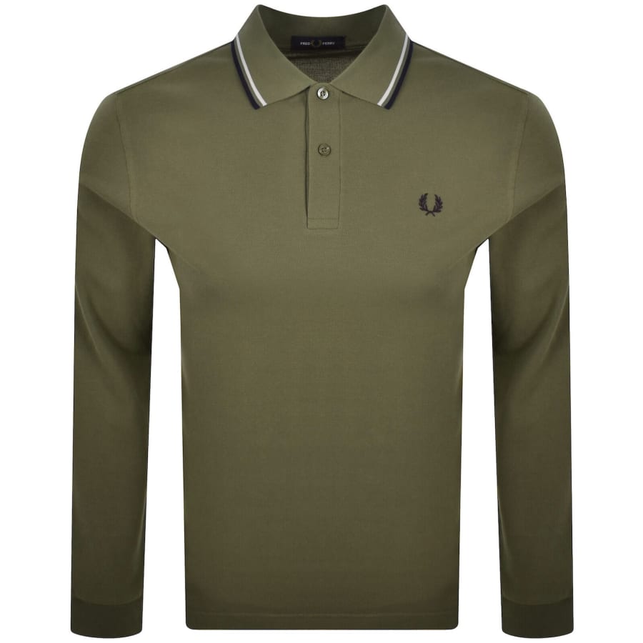 Image number 1 for Fred Perry Twin Tipped Polo T Shirt Green