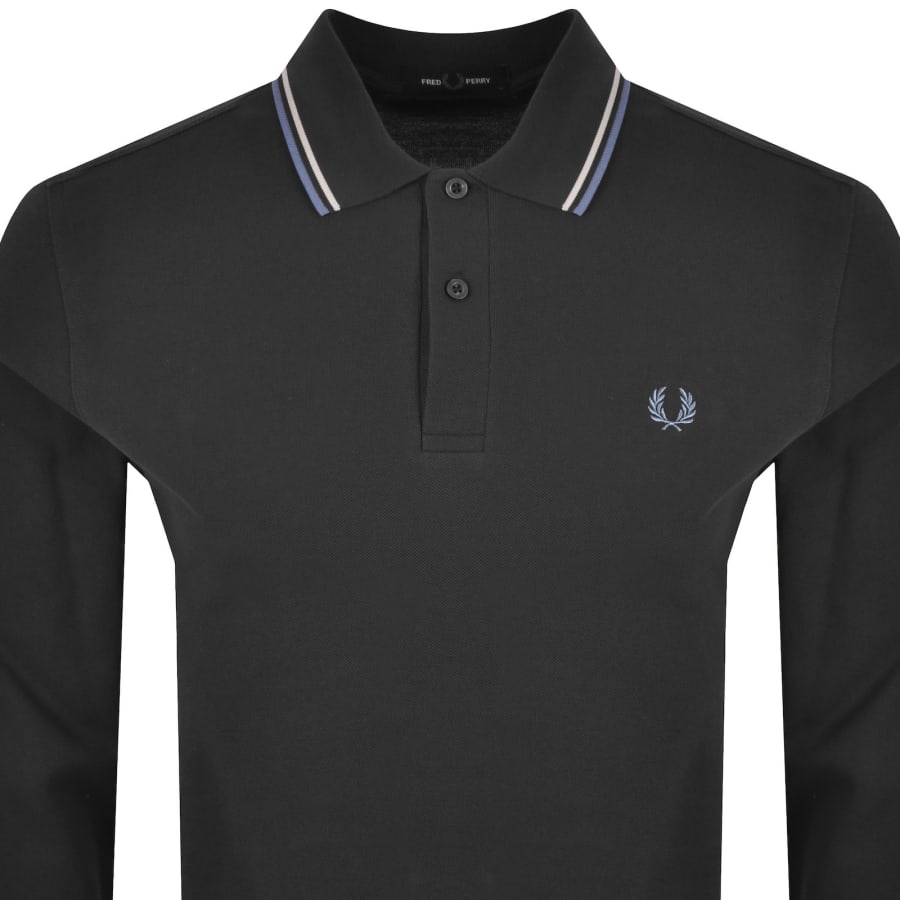 Image number 2 for Fred Perry Twin Tipped Polo T Shirt Grey