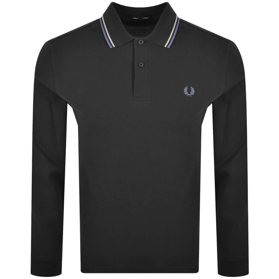 Image number 1 for Fred Perry Twin Tipped Polo T Shirt Grey