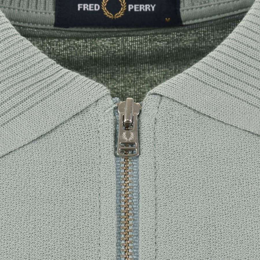 Image number 4 for Fred Perry Crepe Pique Polo T Shirt Blue
