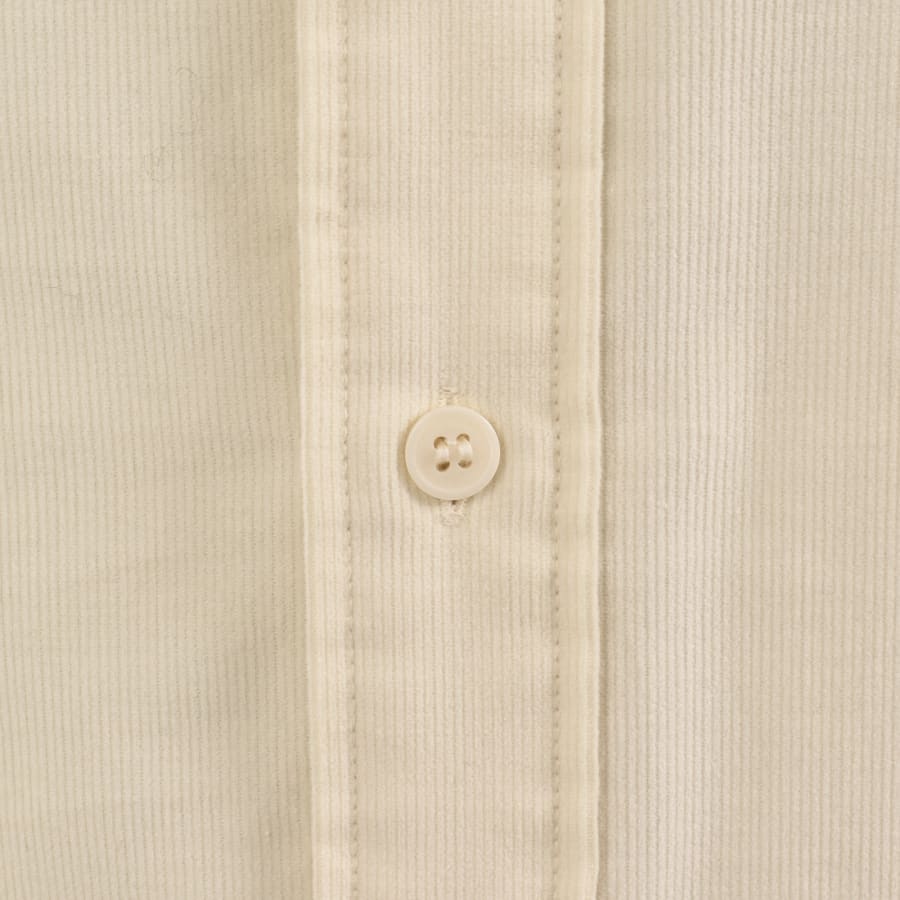 Image number 4 for Fred Perry Needle Corduroy Shirt Cream