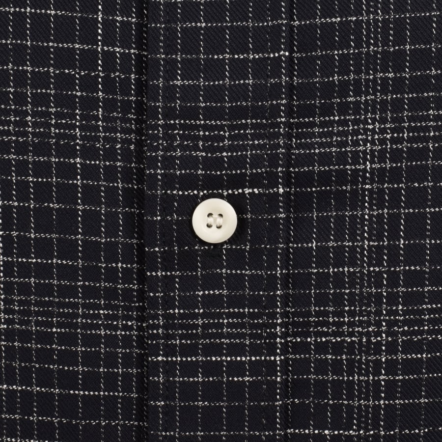 Image number 4 for Fred Perry Tennis Net Slub Shirt Navy