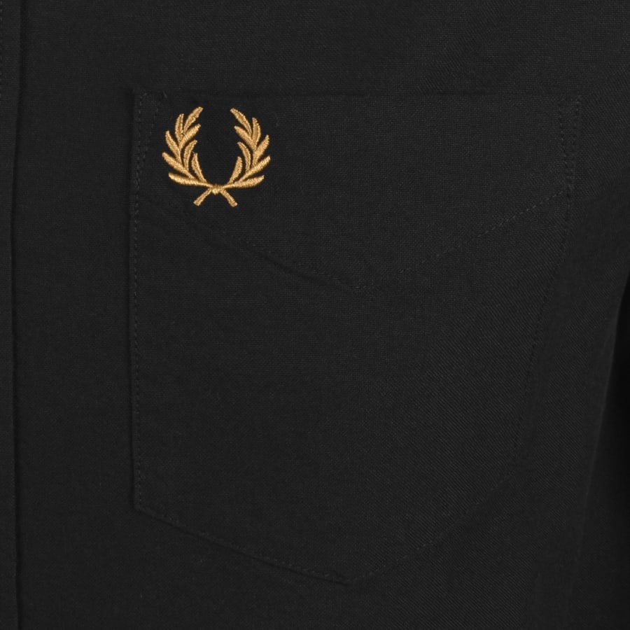 Image number 3 for Fred Perry Oxford Shirt Black